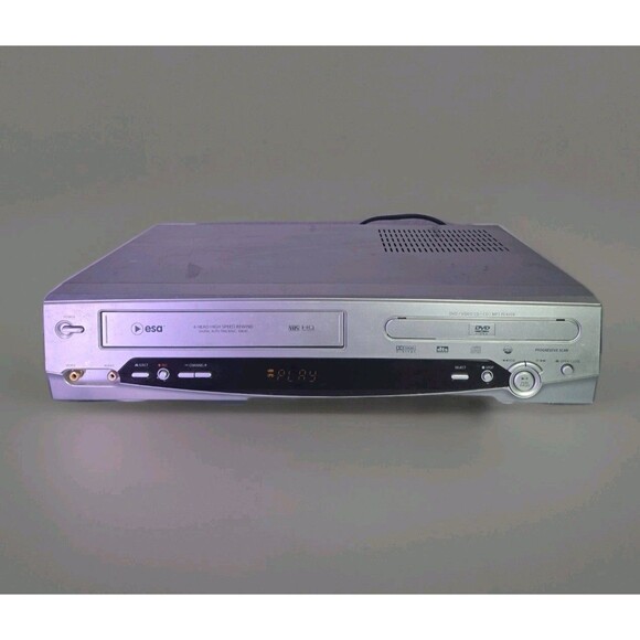 ESA E4000 DVD VCR Combo Player VHS Recorder 4-Head Hi-Fi Tested Working 2004 - Picture 1 of 7